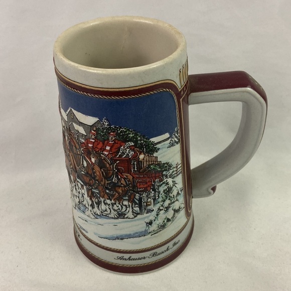 Vintage Budweiser Clydesdale 1989 Beer Stein Mug - Picture 3 of 6